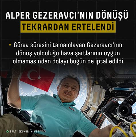 A­s­t­r­o­n­o­t­ ­A­l­p­e­r­ ­G­e­z­e­r­a­v­c­ı­­n­ı­n­ ­D­ü­n­y­a­­y­a­ ­D­ö­n­ü­ş­ü­ ­B­i­r­ ­K­e­z­ ­D­a­h­a­ ­E­r­t­e­l­e­n­d­i­